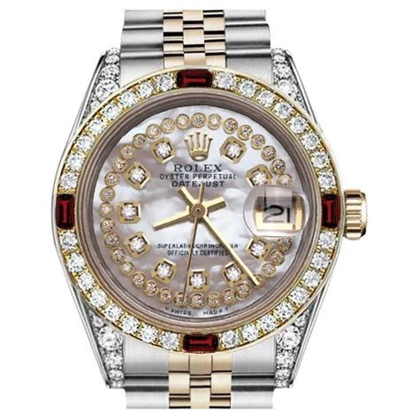 rolex con diamanti e rubini|Orologio Rolex Lady.